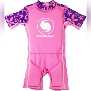 NWOT SWIMLINE Buoyant Zip-Up Swim Trainer Floating Life Jacket, Large 40-55 lbs